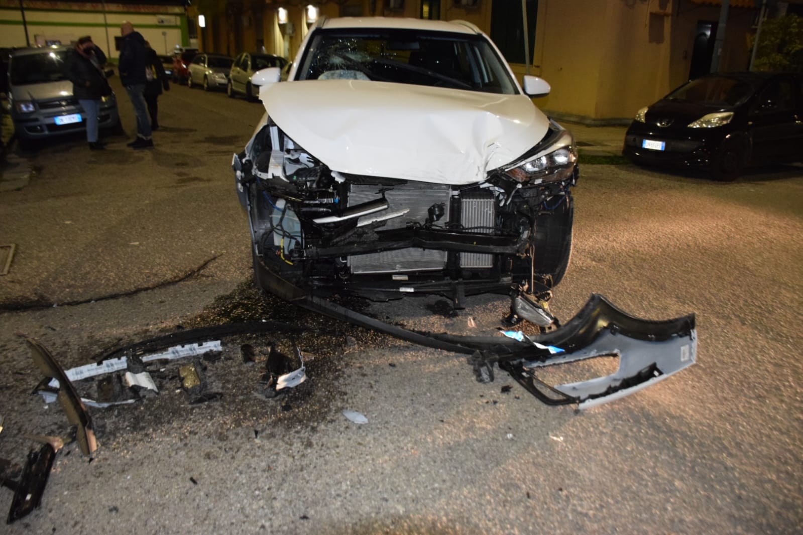 Incidente in centro: un ferito