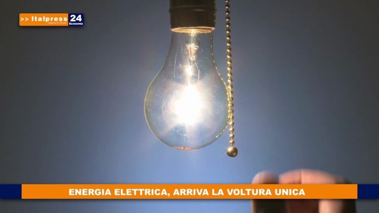 Energia elettrica, arriva la voltura unica