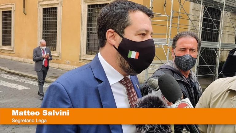 Salvini “Mozione su Speranza per mandare a casa Draghi”