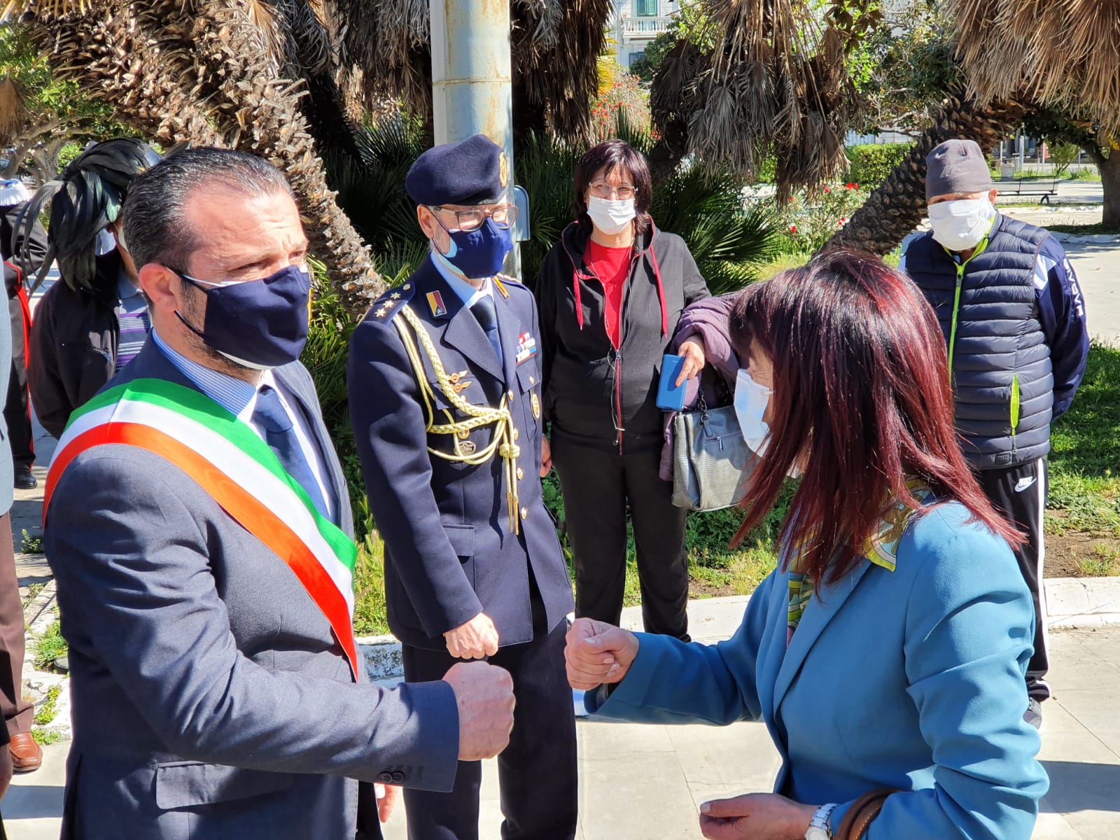 Festa della Liberazione, cerimonia in piazza Unione europea