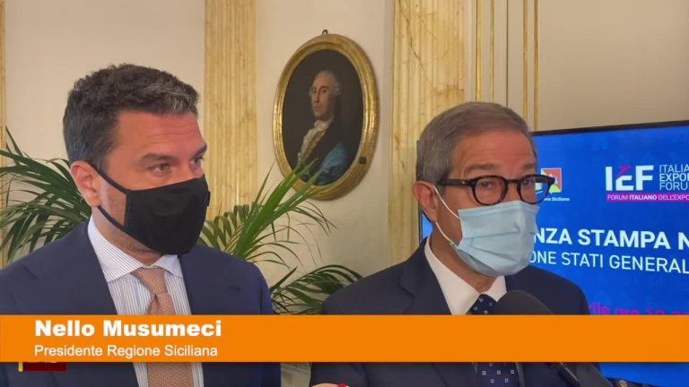 Stati generali dell’export, Musumeci “Proiettiamo brand Sicilia nel mondo”