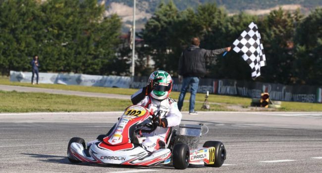 KARTING – Il messinese Angelo Lombardo cala il poker a Triscina