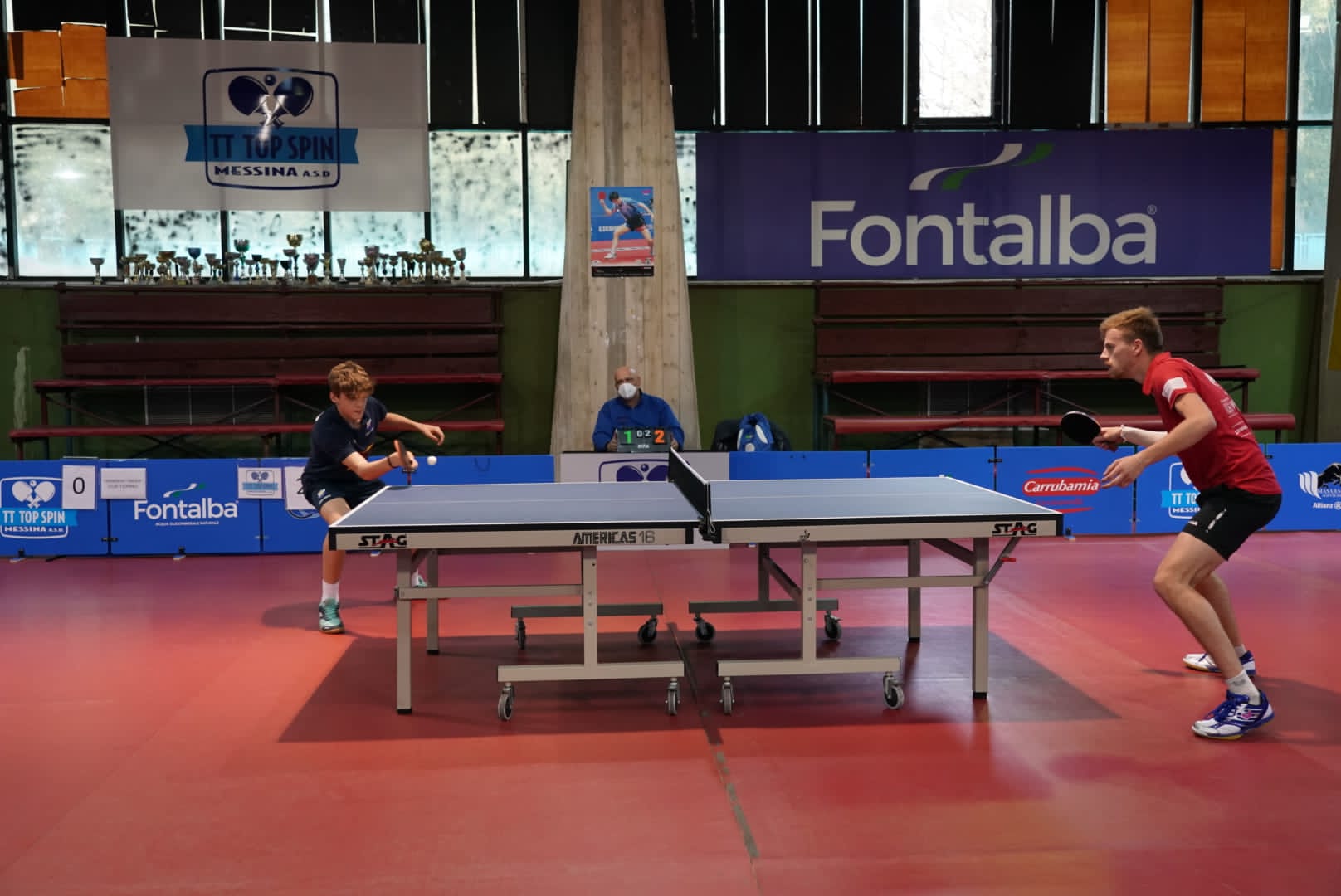 TENNISTAVOLO – Top Spin Messina sfida Apuania Carrara per il primato in serie A1