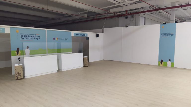 Giovedì s’inaugura l’hub vaccinale al Lumbi