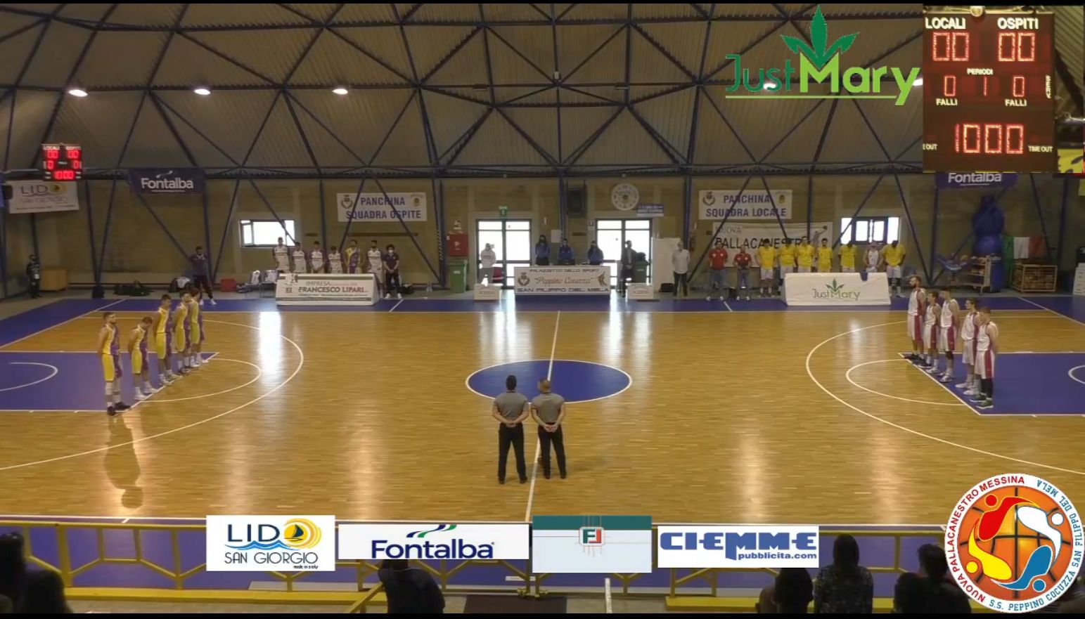 BASKET – JustMary Messina si aggiudica il big match col Castanea e allunga in vetta