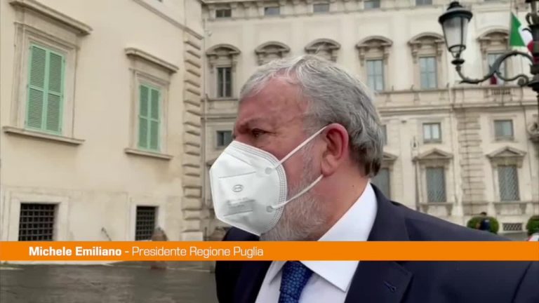 Emiliano: “Le Regioni esempio di governo di prossimità”