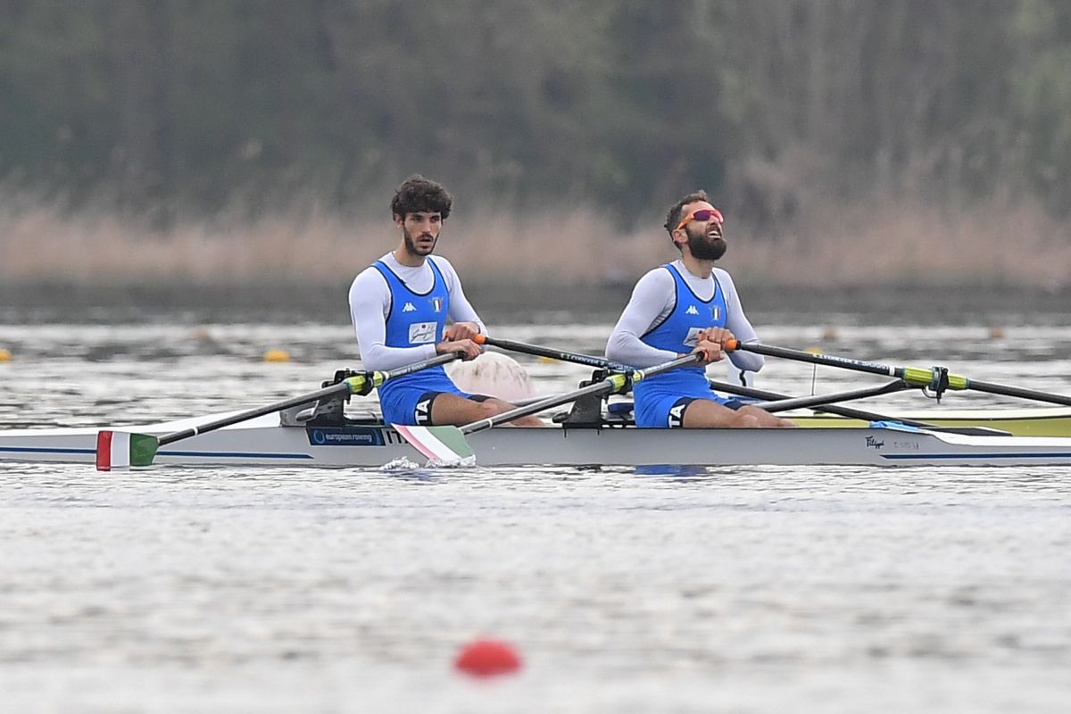 Bronzo Italia nel canottaggio doppio pesi leggeri uomini