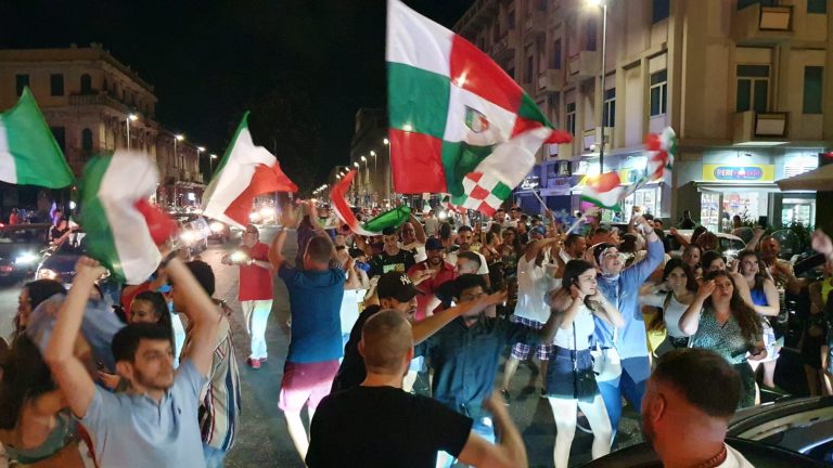 Campioni d’Europa, la festa di Messina