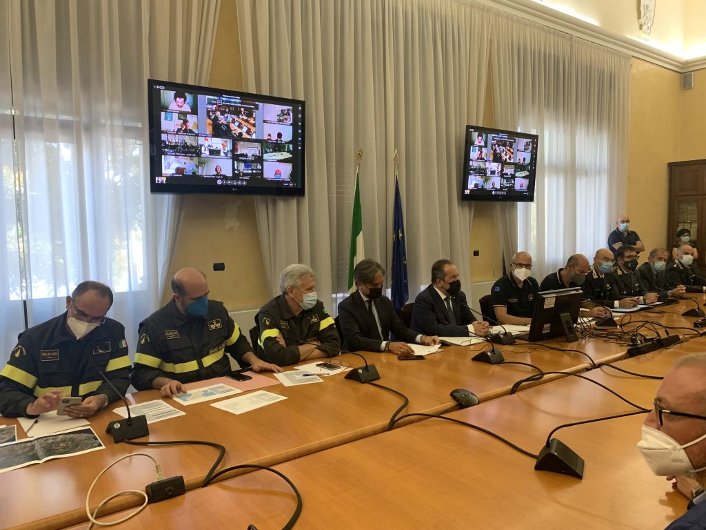 Incendi in Calabria, Curcio “La situazione sta migliorando”