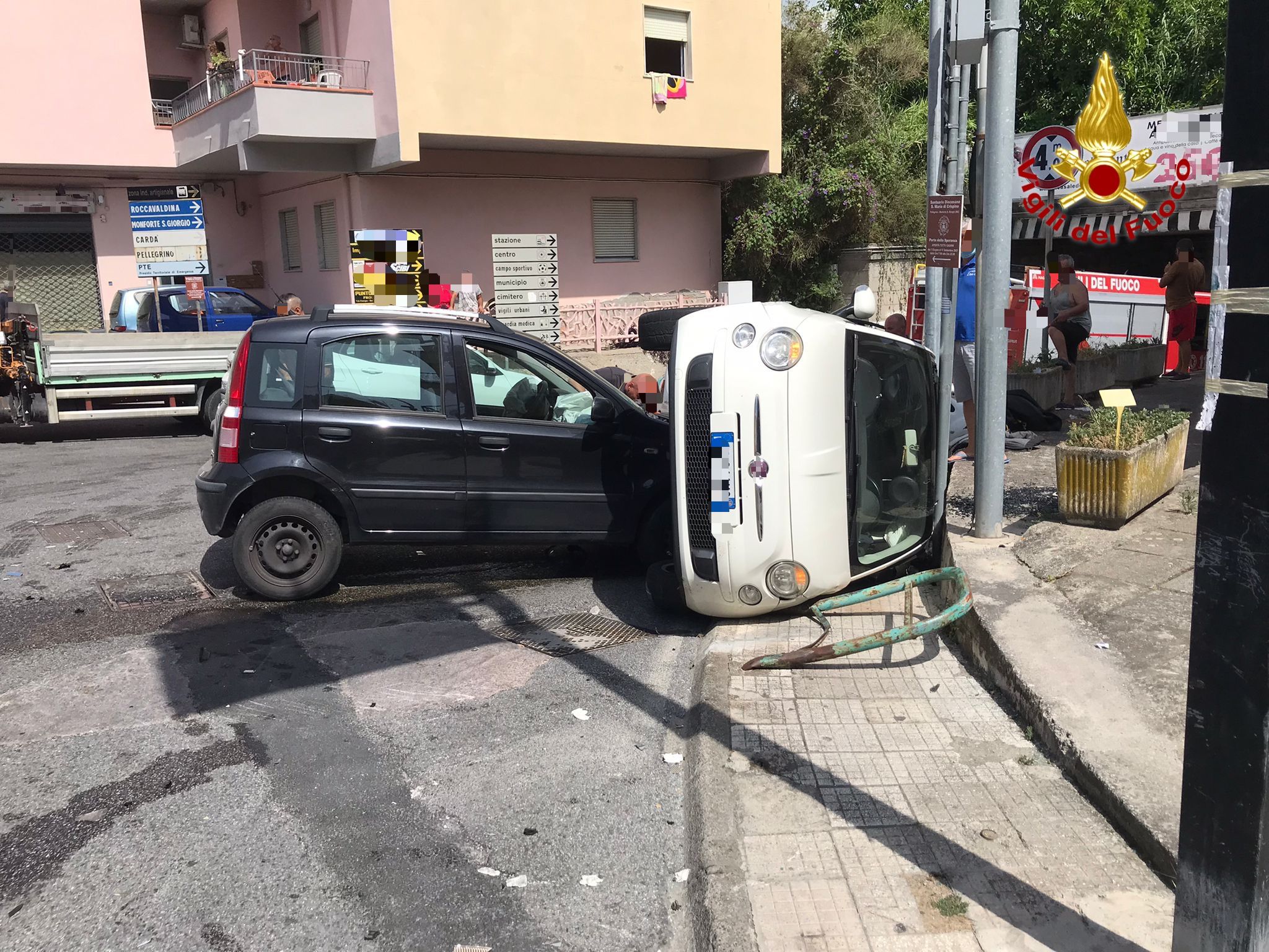 Scontro a Torregrotta: due feriti