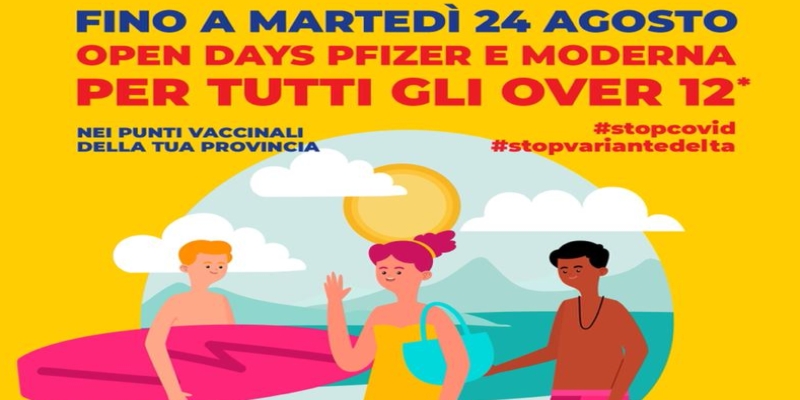 Lotta al Covid, prolungati gli Open days vaccinali