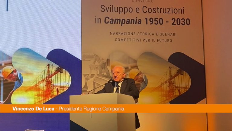 De Luca: “Necessario recuperare il 20 per cento di occupazione al Sud”