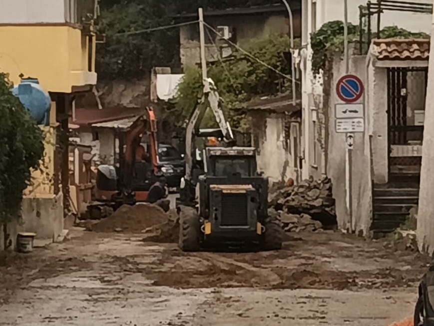 Ritiro, avviati i lavori per il convogliamento delle acque piovane