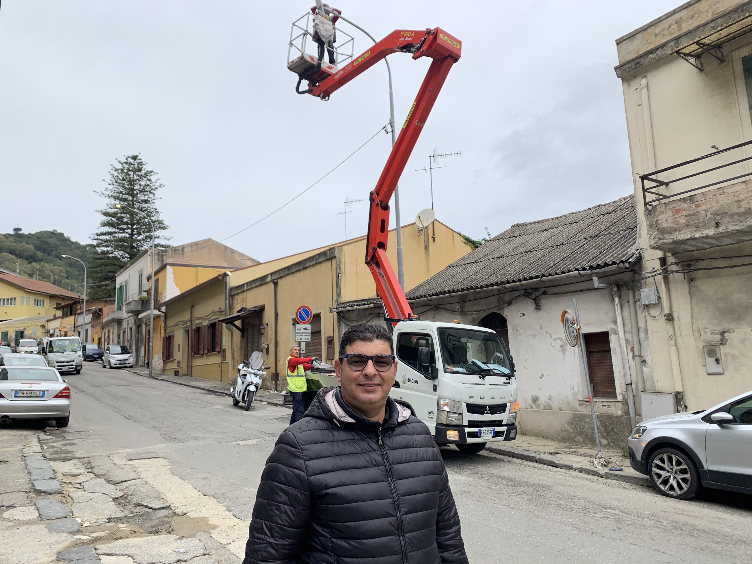 Bucalo: “Riparati i lampioni di via Palermo”