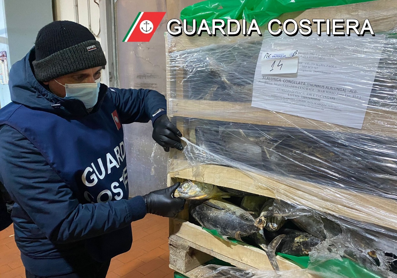 Maxi sequestro di pesce nell’operazione “Thalassa”