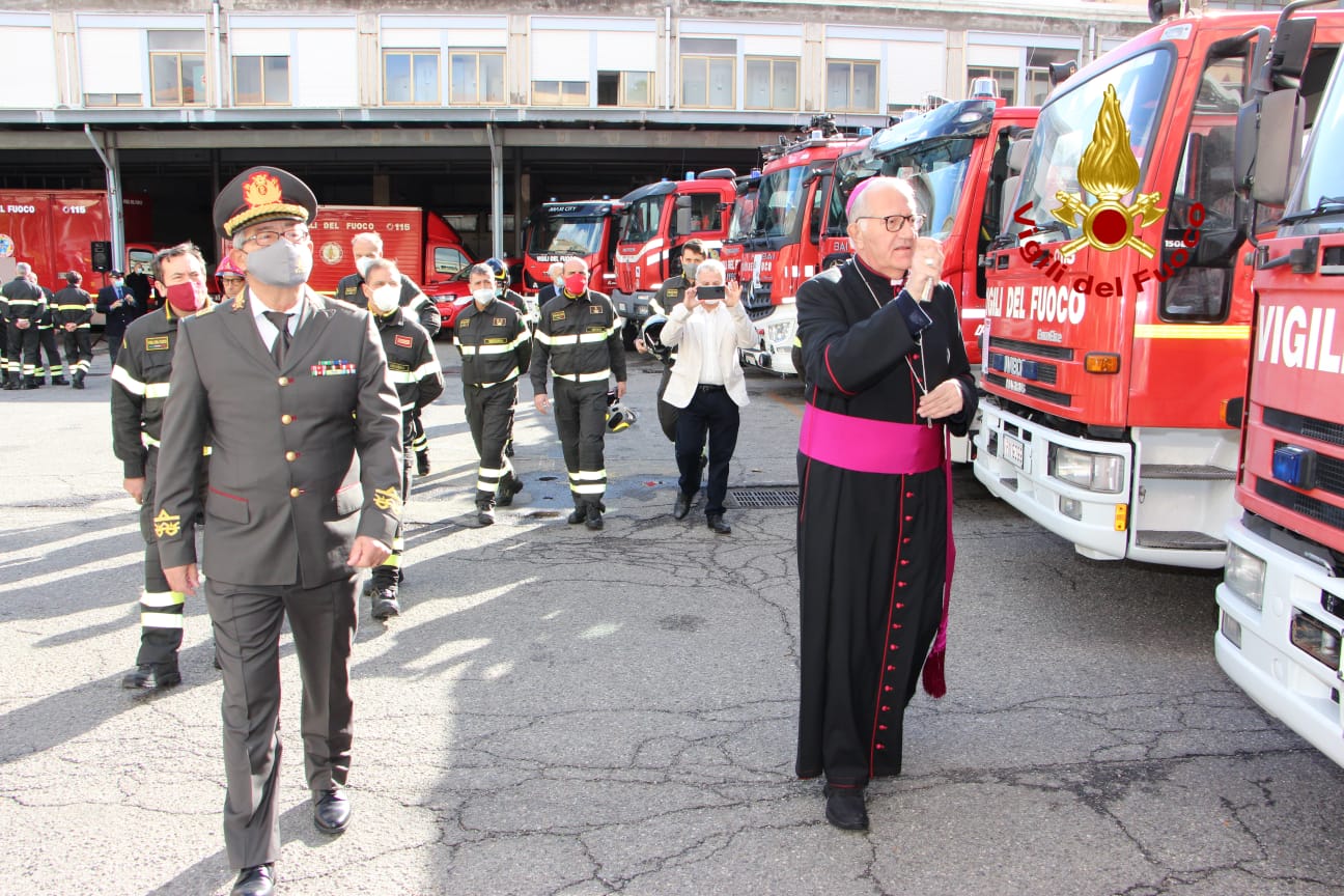 I Vigili del fuoco onorano la Patrona Santa Barbara