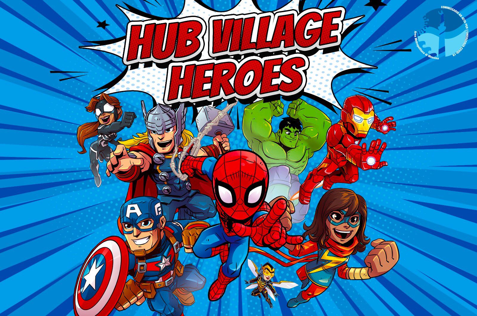 Medici “supereroi” con Hub village heroes