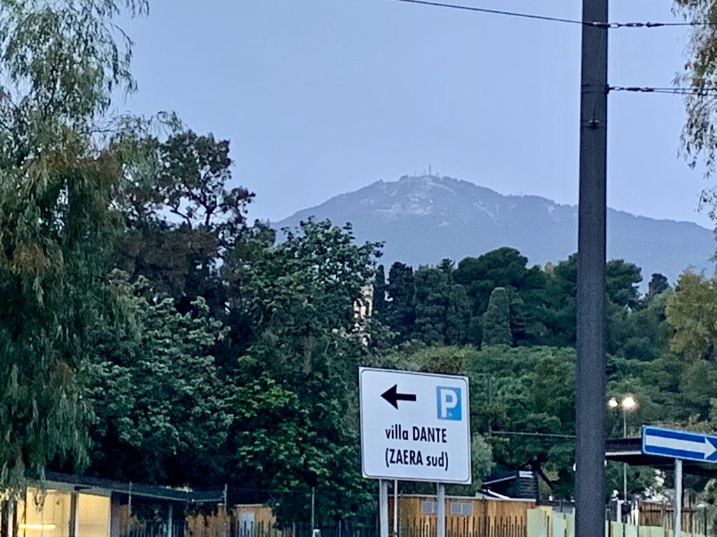 Termometro giù, prima neve a Dinnammare