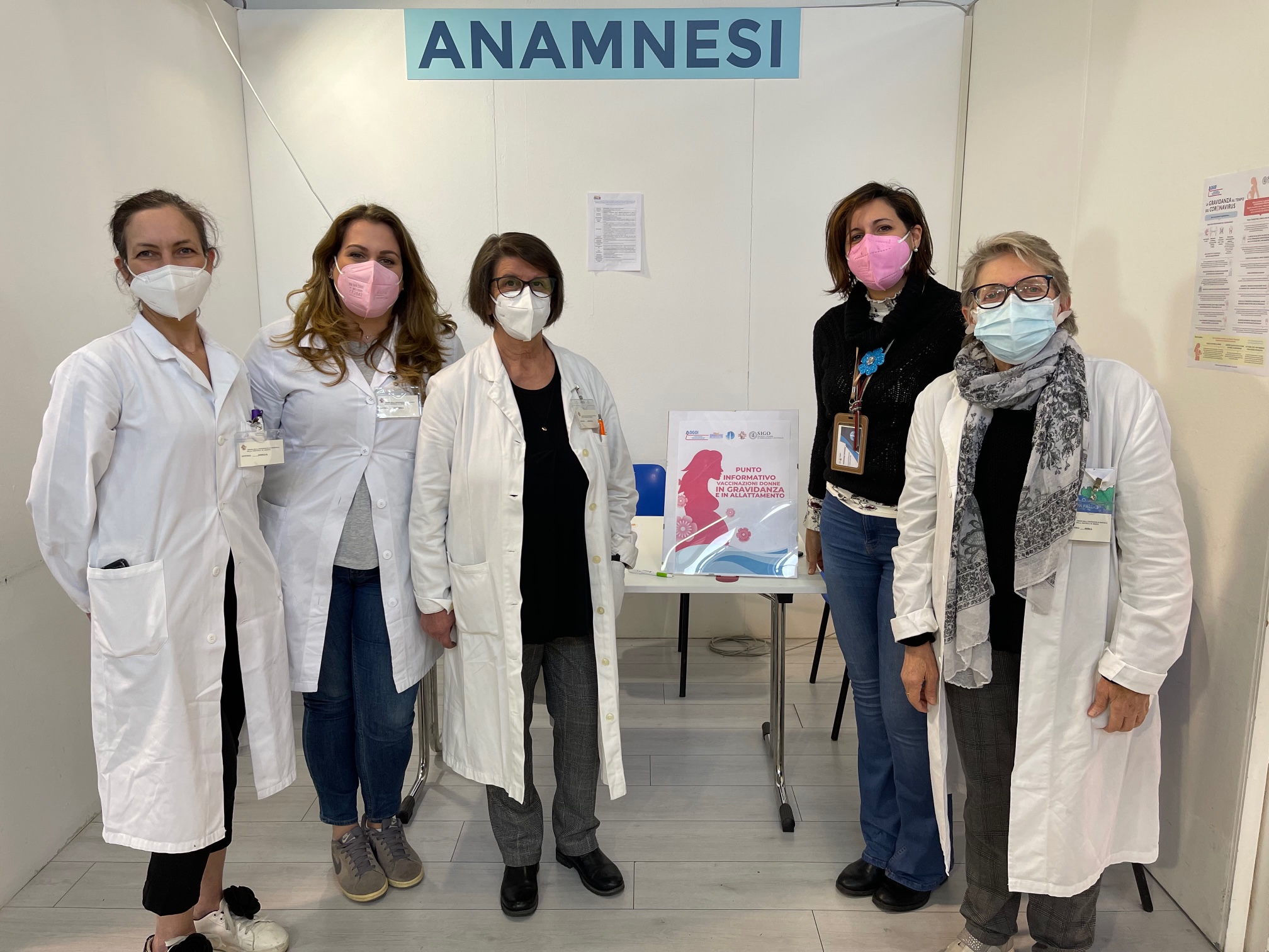 Vaccini e donne in gravidanza: punto informativo all’hub fiera