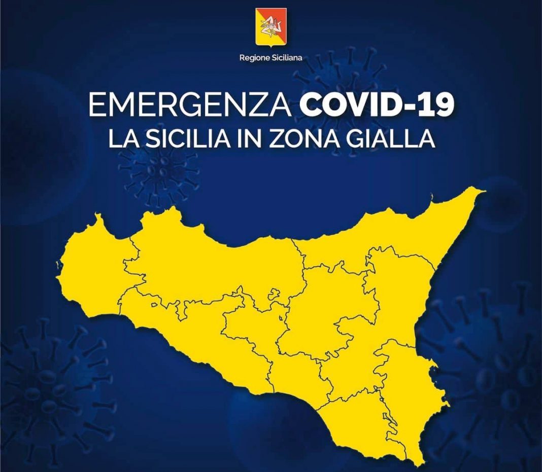 Covid, la Sicilia torna in zona gialla