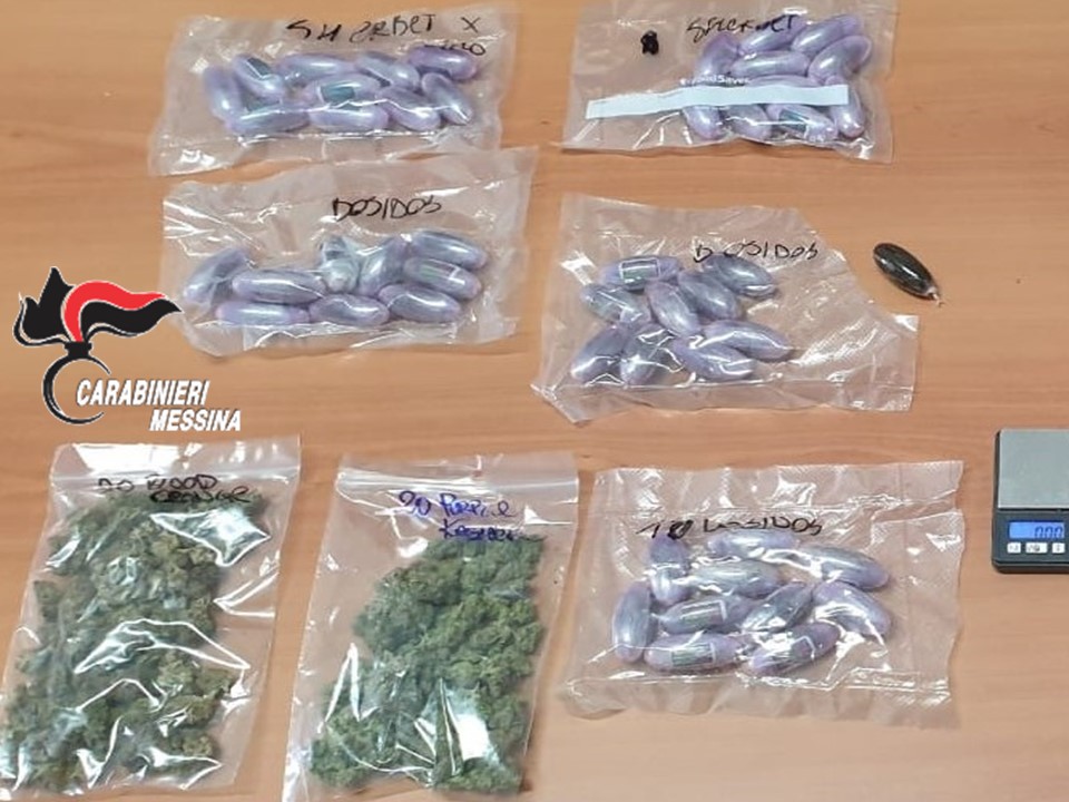 Ordinava droga on line, pusher arrestato a Giardini
