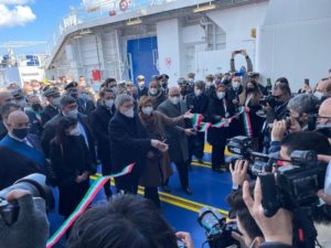 Inaugurata la nave Iginia, presente il ministro Giovannini