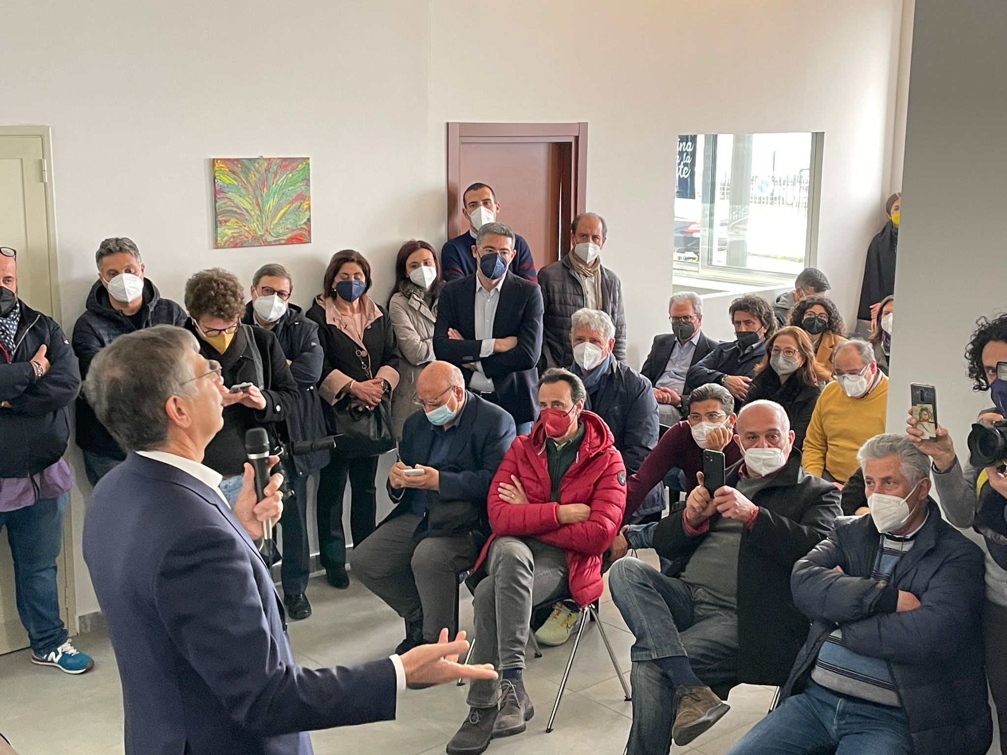 Amministrative, inaugurata la sede del comitato di De Domenico