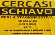 “Cercasi schiavo”, gli autori del manifesto escono allo scoperto