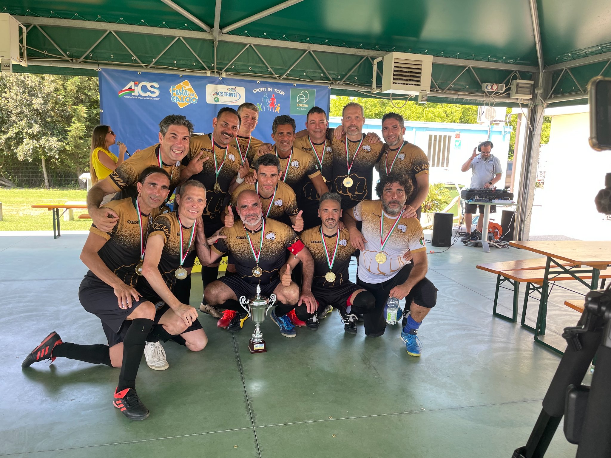 CALCIO A 7 – “La Bufera” si laurea campione d’Italia negli over 40