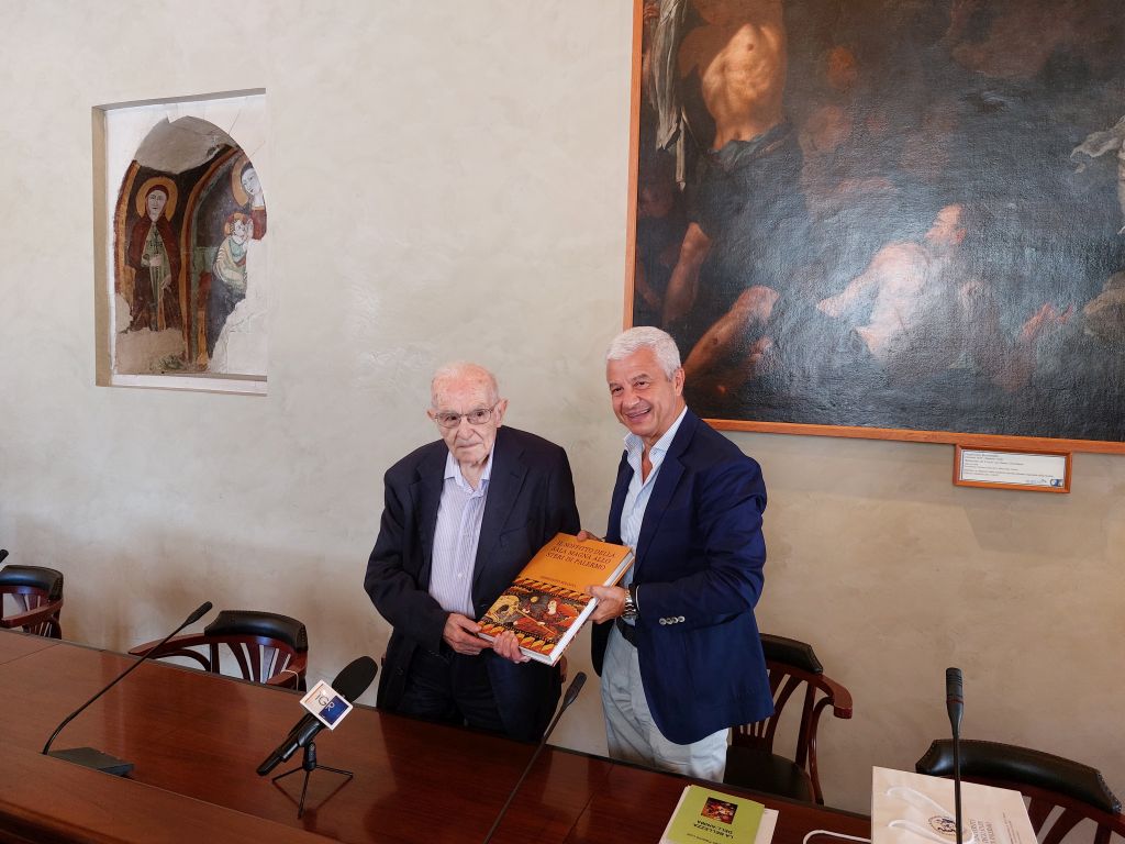 Rettore UniPa incontra neolaureato magistrale di 99 anni