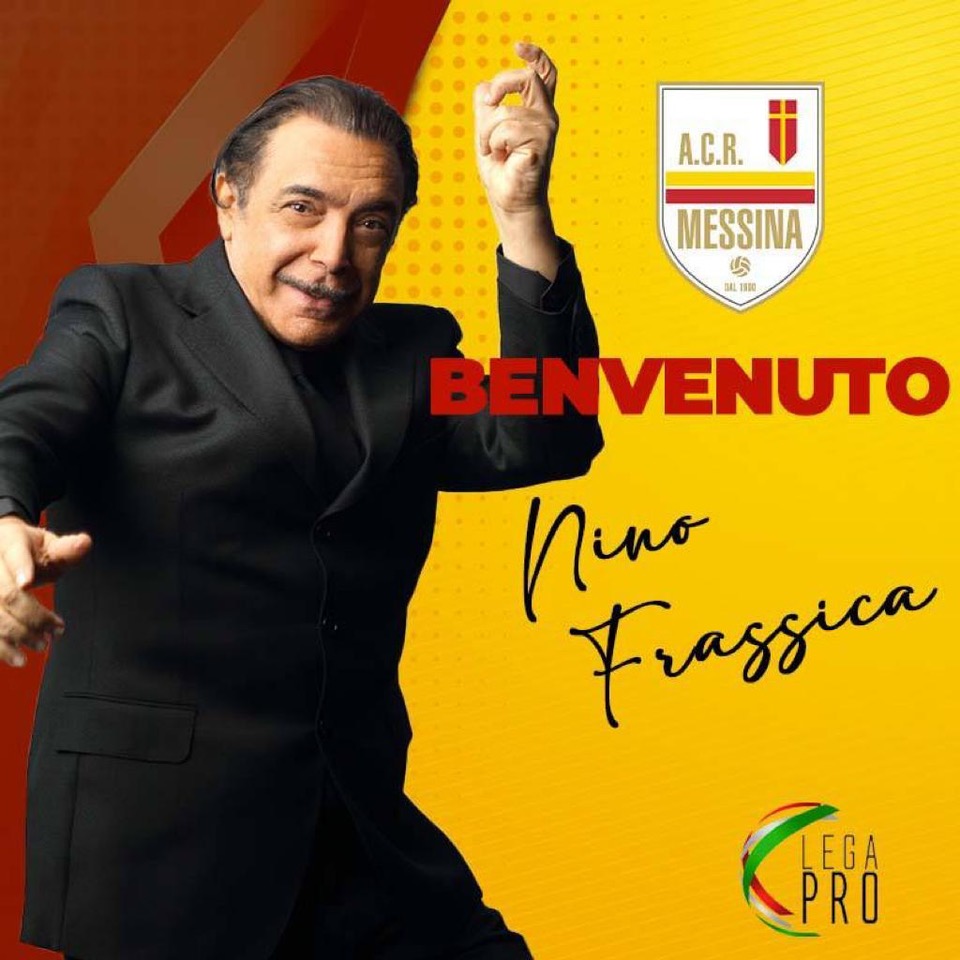 Scende in campo Nino Frassica. Sciotto: “Benvenuto nella famiglia dell’Acr Messina”