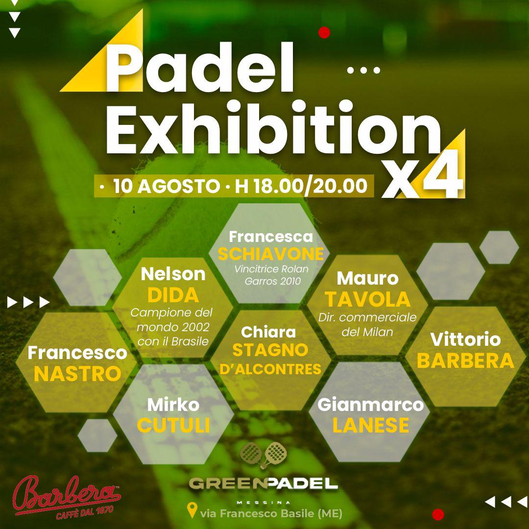 Messina ospita la “Padel exhibition” con Dida, Schiavone e Tavola