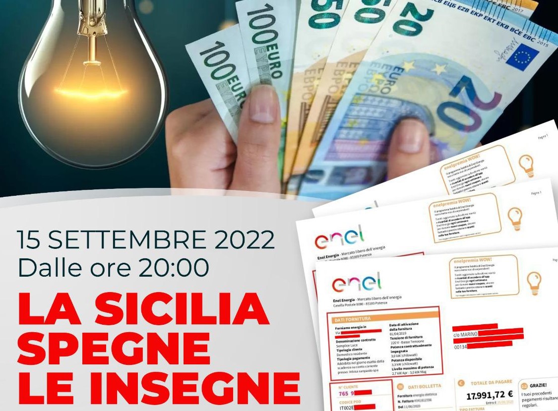 Caro bollette, si spengono 4mila insegne