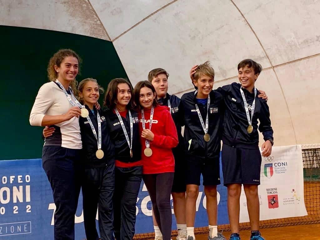 TENNIS: IL CIRCOLETTO DEI LAGHI RICONQUISTA L’ORO AL TROFEO CONI