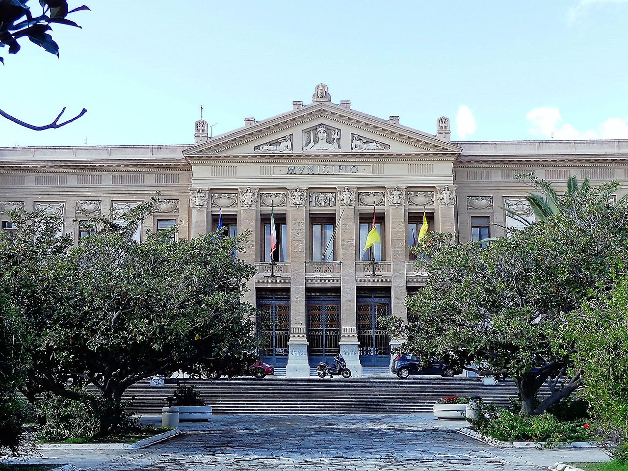 Il maestro dell’architettura  Libeskind ieri a palazzo Zanca