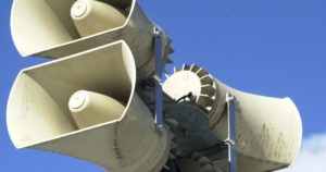 Sirene di allertamento, prove a Zafferia