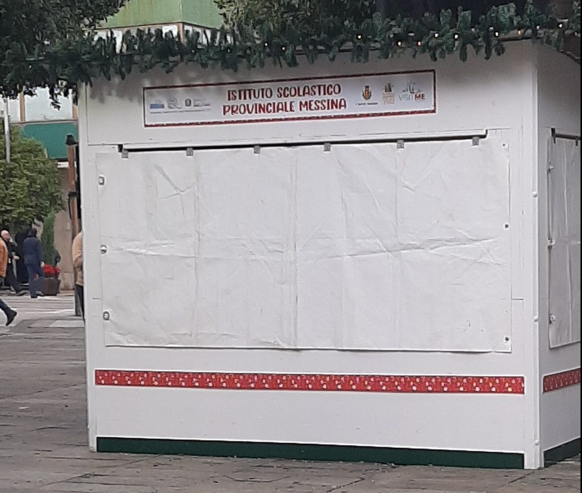 La scuola messinese presente al Mercato di Natale