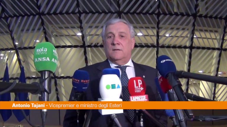 Tajani “Ue conferma unità politica per il sostegno all’Ucraina”