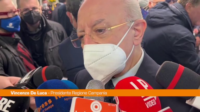 Sanità, De Luca “Risorse Sud non ancora in media nazionale”