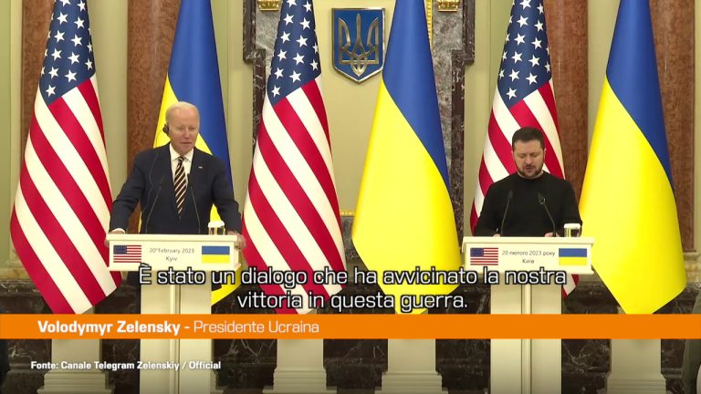 Zelensky “La guerra russa è anche contro l’Europa e la democrazia”