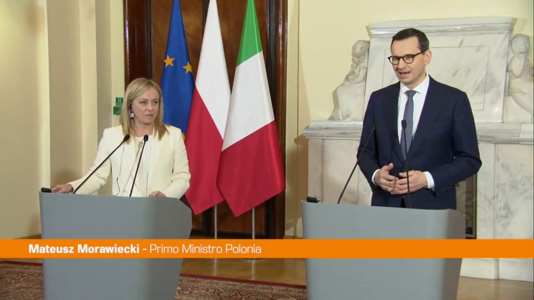 Ucraina, Morawiecki “Polonia e Italia al fianco di Kiev”