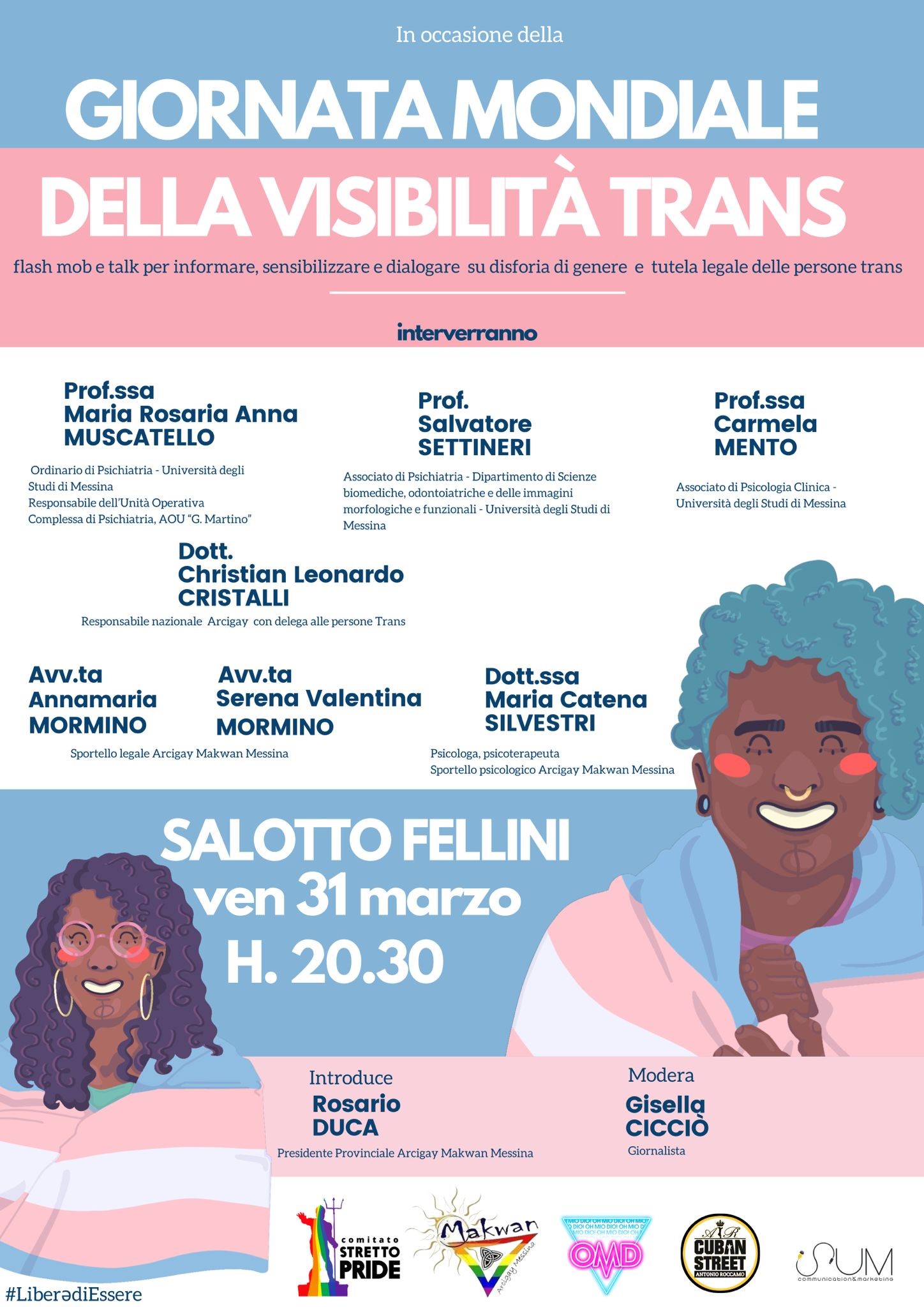 Flash mob per la giornata della visibilità trans