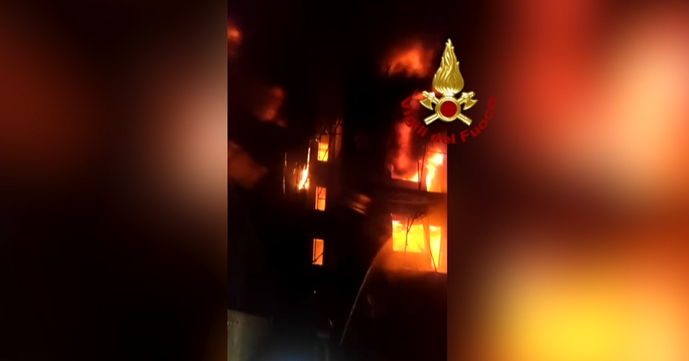 Incendio a Mili San Marco nuovamente dopo un anno