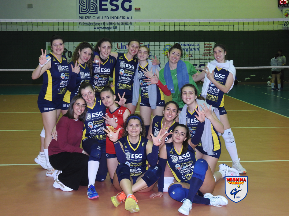 Il Messina Volley si impone sul VolleyValley Funivia dell’Etna per 3-0