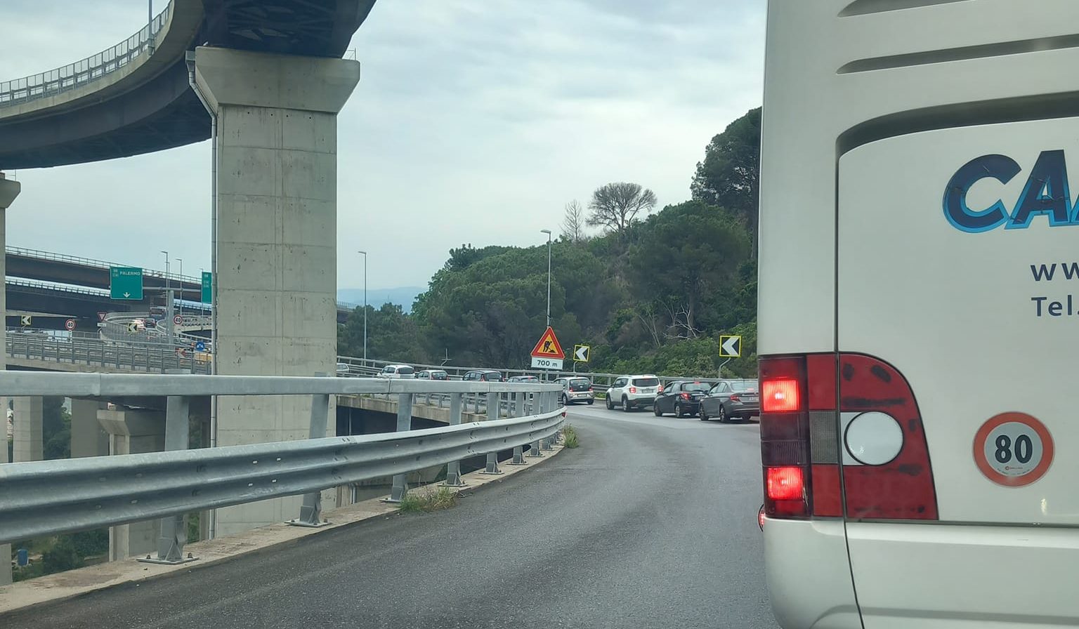 Chiusi alcuni tratti autostradali A-18 e A-20