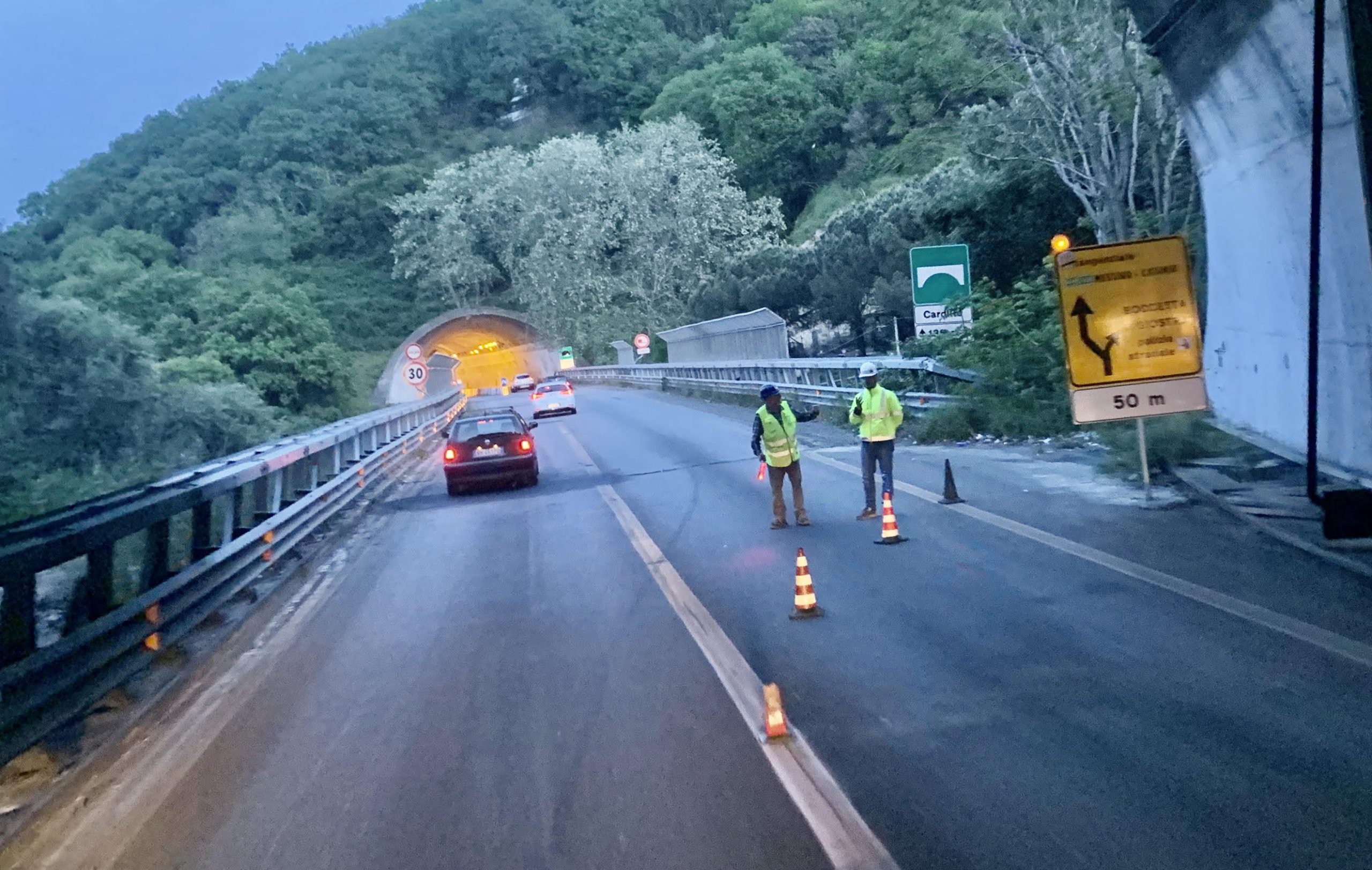 “Chicane Baglio”, c’è un presidio permanente
