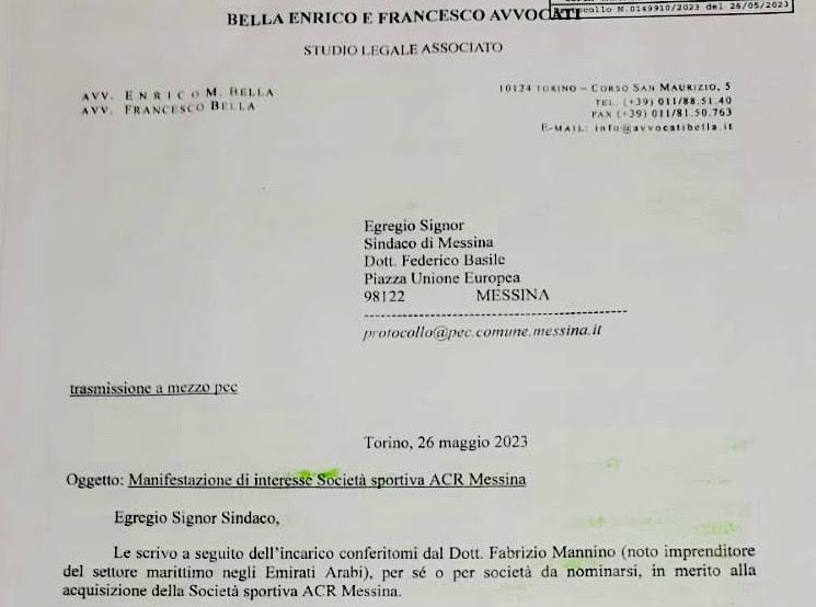 Acr Messina: tutta la verità sulla trattativa Sciotto-Mannino