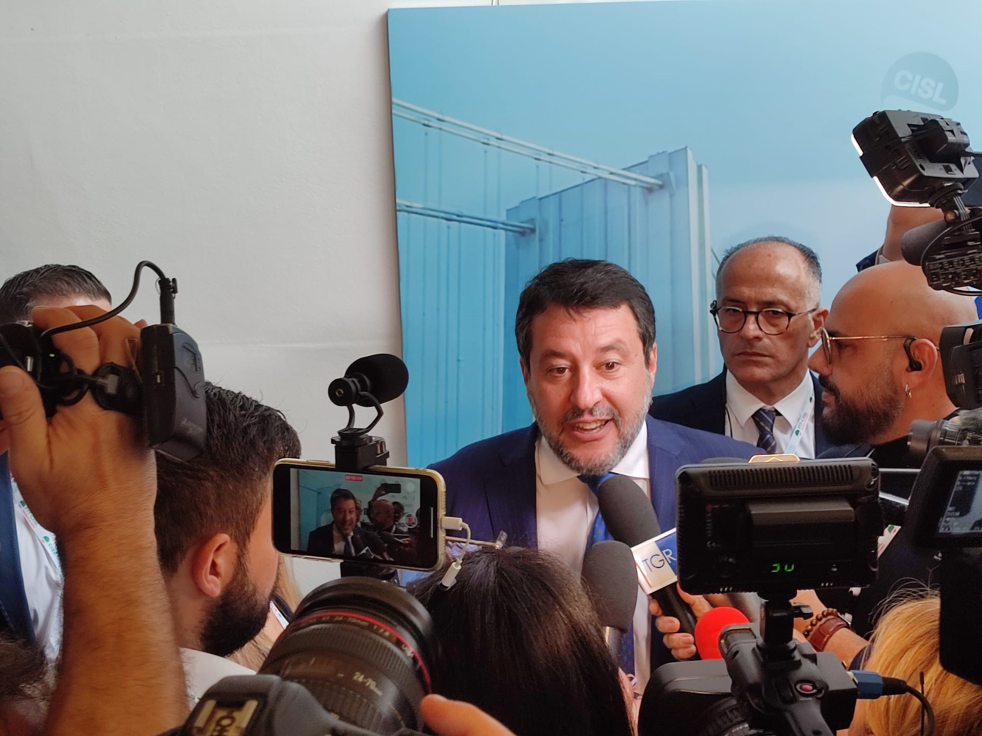 Ponte, Salvini a Messina: “ci sono investitori stranieri”