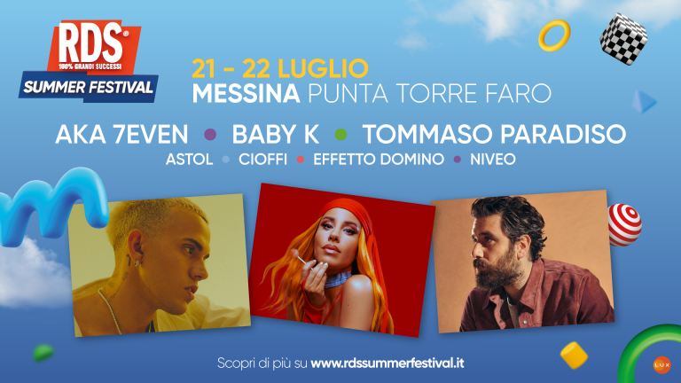 Rds Summer Festival, ecco gli artisti che si esibiranni