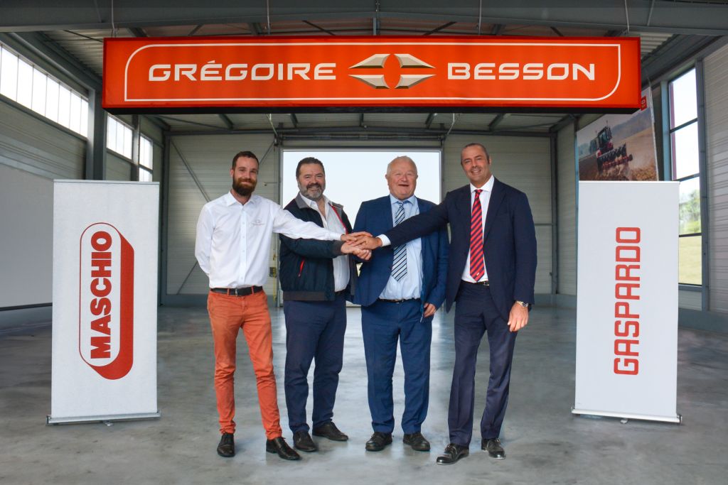 Lavorazione del terreno, partnership Maschio Gaspardo-Gregoire Besson